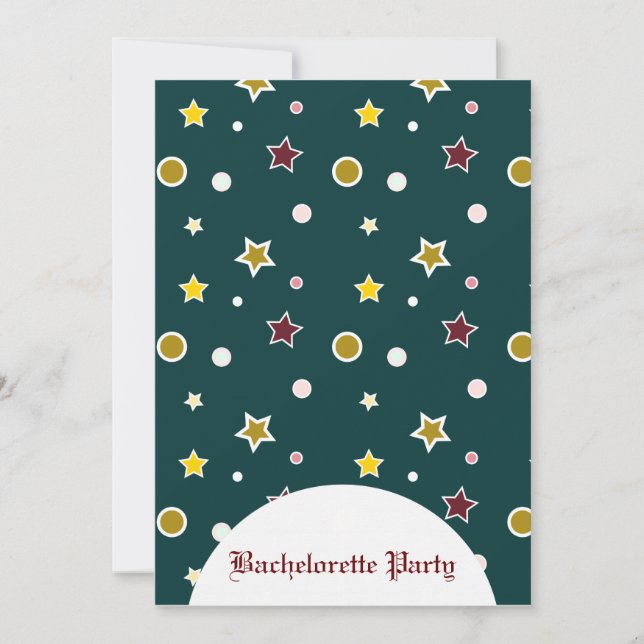 Anúncio de festa de solteira (Frente)