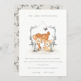 Anúncio de Festa Floral de Crest Mãe Bela Deer Faw