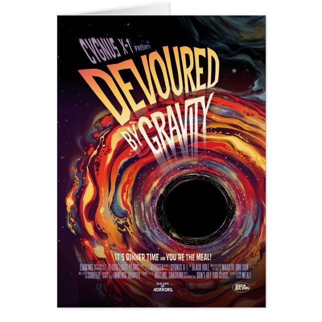 Anúncio De Filme De Horror Sci-Fi, Devorado Por Gr (Frente)