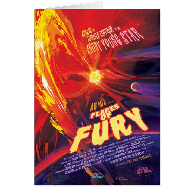 Anúncio De Filme De Horror Sci-Fi, Explosões De Fu (Frente)