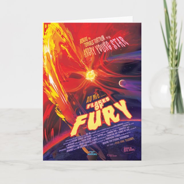 Anúncio De Filme De Horror Sci-Fi, Explosões De Fu (Frente)