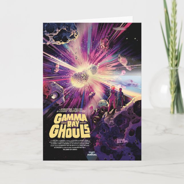 Anúncio de Filme de Terror Sci-Fi, Ghouls de Raio  (Frente)
