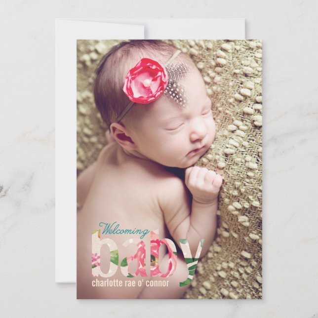 ANÚNCIO DE FLOWER BABY (Frente)