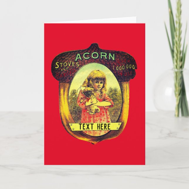 Anúncio de fogão de bolota venenoso (Frente)