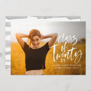 anúncio de formando da classe moderna de tipografi