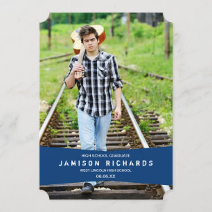 Anúncio de Formando de Banner Moderno / Azul Real