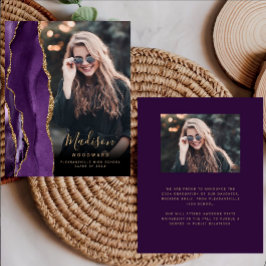 Anúncio de Formando de Foto Agate Roxo 2024