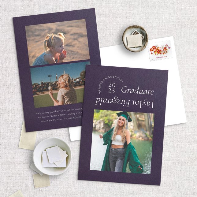 Anúncio de Formando de Foto de Tendência Mínima Mo (Criador carregado)