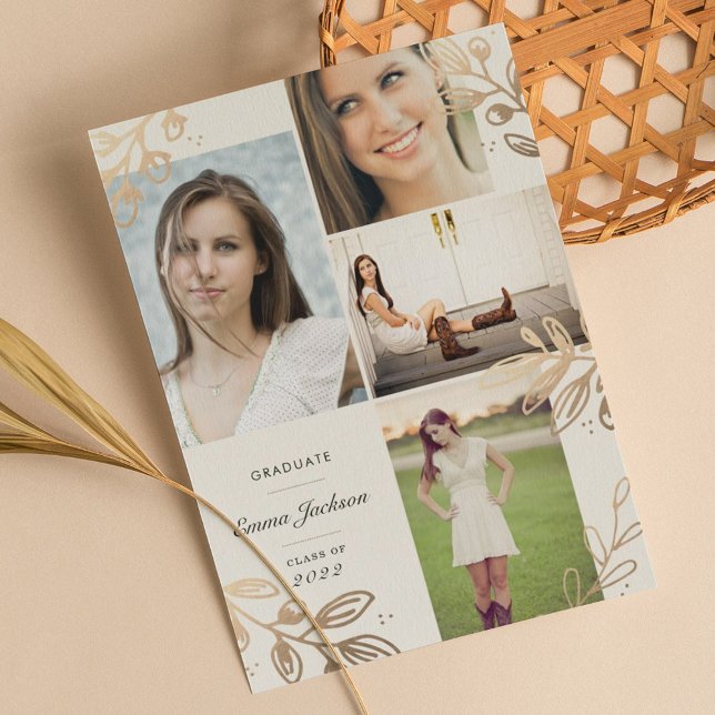 Anúncio de Formando de Foto do Dourado Leaves 4 (Criador carregado)