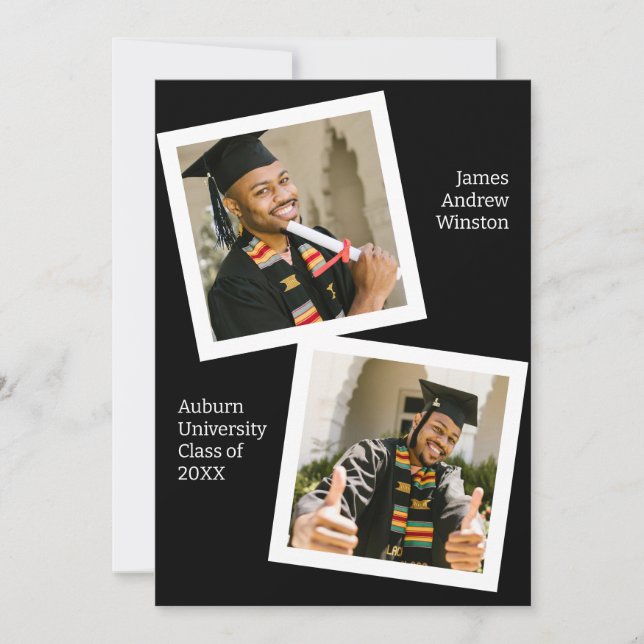 Anúncio de Formando de Foto em Preto e Branco mini (Frente)