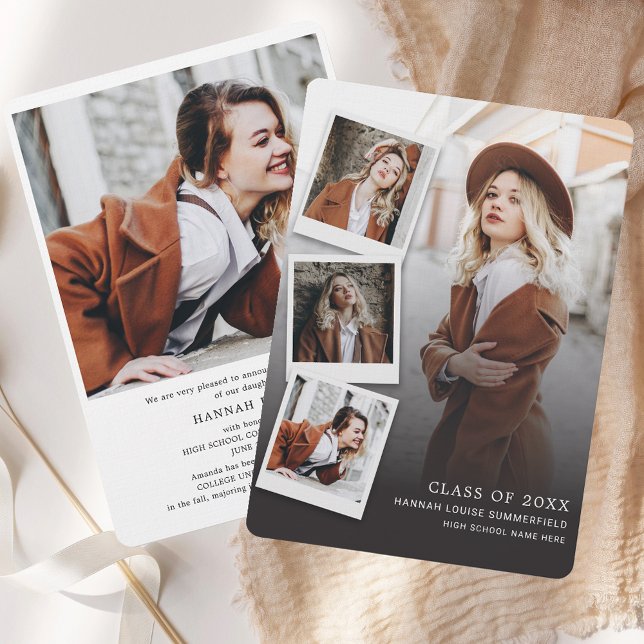 Anúncio de Formando de Foto para Graduação 2025 (Graduation 2025 Photo Collage RC Announcement)