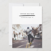 Anúncio de Formando de Linha Minimalista Moderno