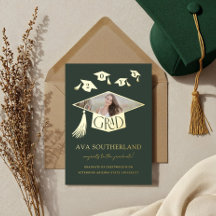 Anúncio de Formando de Tassel Photo Graduation Fot