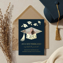 Anúncio de Formando de Tassel Photo Graduation Fot