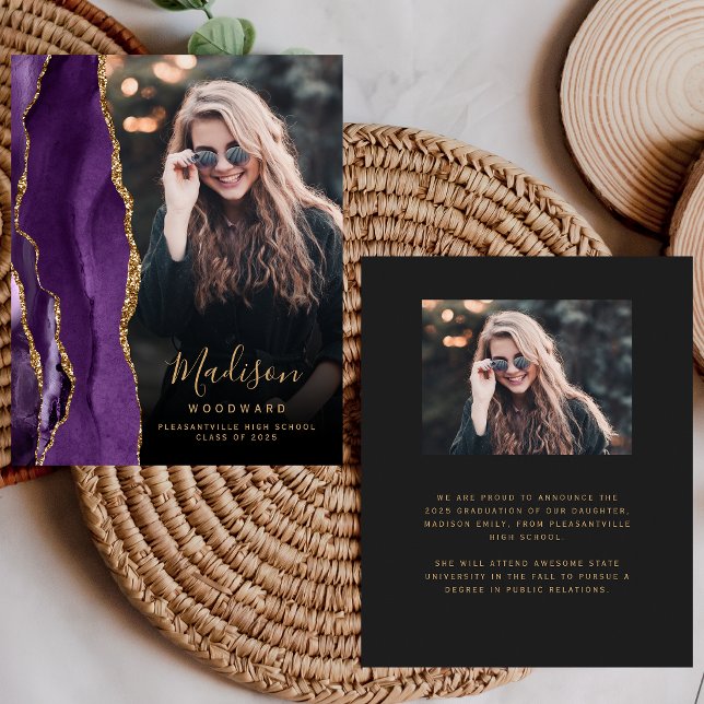 Anúncio de Formando Escuro de Foto do Agato Roxo d (Criador carregado)