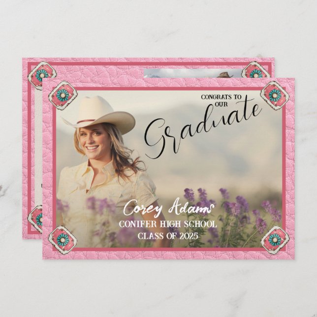 Anúncio de Formando Fotográfico de Garota Rosa Est (Frente/Verso)