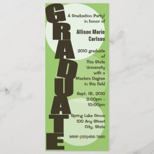 Anúncio de formando/ Graduação