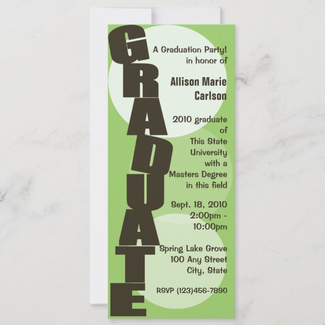 Anúncio de formando/ Graduação (Frente)