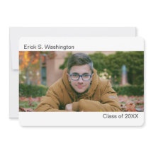 Anúncio de Formando Mínimo Moderno Simples/