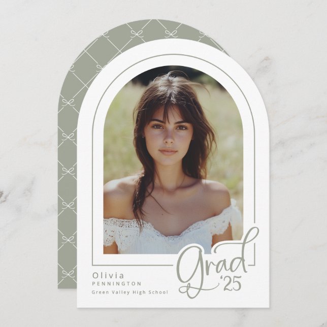 Anúncio de Formando Simples Foto 2025 do Elegant S (Frente/Verso)