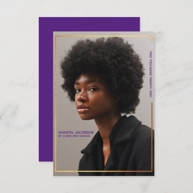 Anúncio de Formatação de Fronteira Dourada Simples (Frente/Verso)