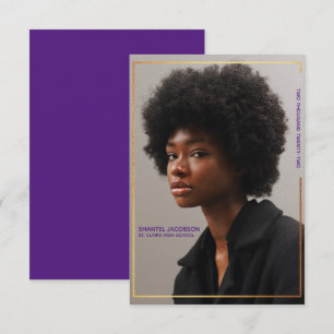 Anúncio de Formatação de Fronteira Dourada Simples