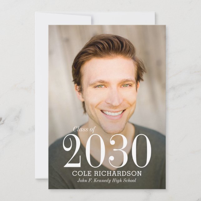 Anúncio de Formatura Atemporal (Frente)