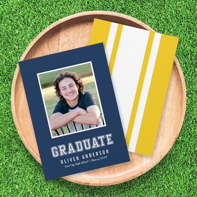 Anúncio de Formatura com Foto de Cor Personalizada (Criador carregado)