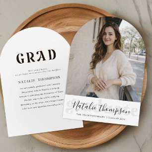 Anúncio de Formatura com Foto do Elegant Arch