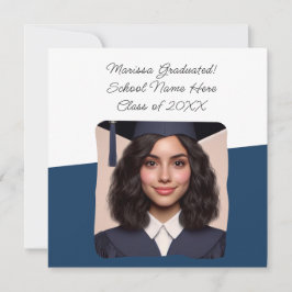 Anúncio de Formatura com Foto e Tipografia Persona