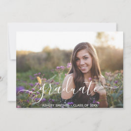 Anúncio de Formatura com Foto Moderno Simples 2