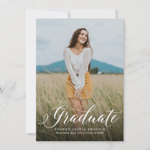 Anúncio de formatura com imagem geral