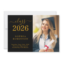 Anúncio de Formatura da Turma de 2026 com Foto