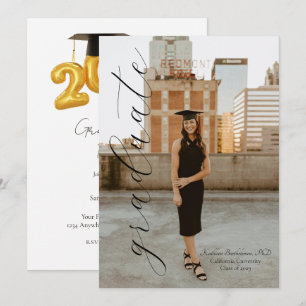 Anúncio de Formatura de 2026 & Convite para Festa