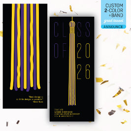 Anúncio de Formatura de Design Moderno | Edição de