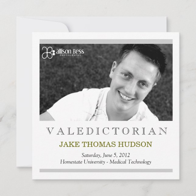 Anúncio de Formatura do Orador da Turma 311 (Frente)