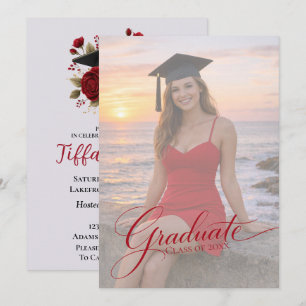 Anúncio de Formatura Elegante com Foto