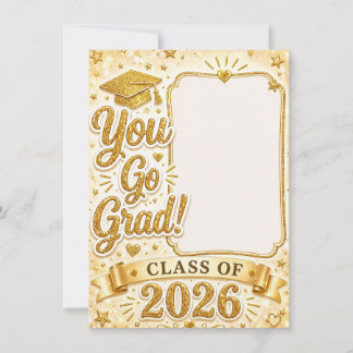 Anúncio de Formatura Glitter/Dourado 2026