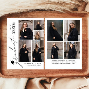 Anúncio de Formatura Modern Script 9 Fotos