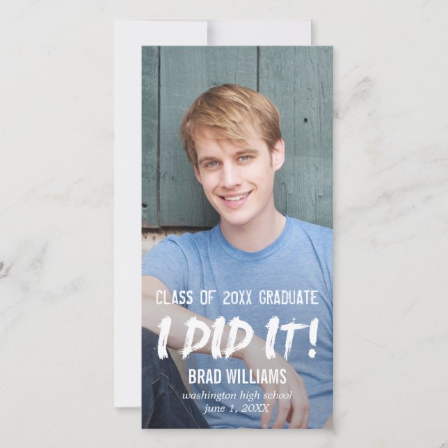 Anúncio de Formatura Paint The Town (Frente)