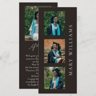 Anúncio de Formatura Personalizado com Fotos e Tex