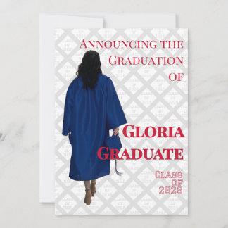 Anúncio de Formatura Vermelho e Branco