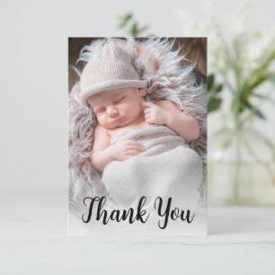 Anúncio de Foto Bebê de Script Manuscrito