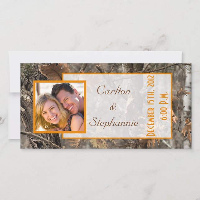 Anúncio de Foto Chic Camuflado de Hunter (Frente)