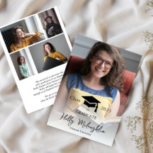 Anúncio de Foto com Chapéu de Formatura