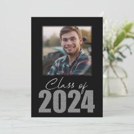 Anúncio de Foto da Turma de 2024 com Brilho Pratea