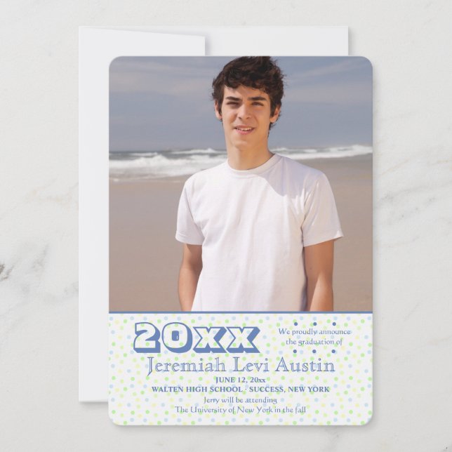 Anúncio de Foto da Turma de Formandos (Frente)