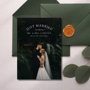 Anúncio de Foto de Casamento de Fuga de Recém-Casa