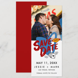 Anúncio de Foto de Casamento de Las Vegas com Data