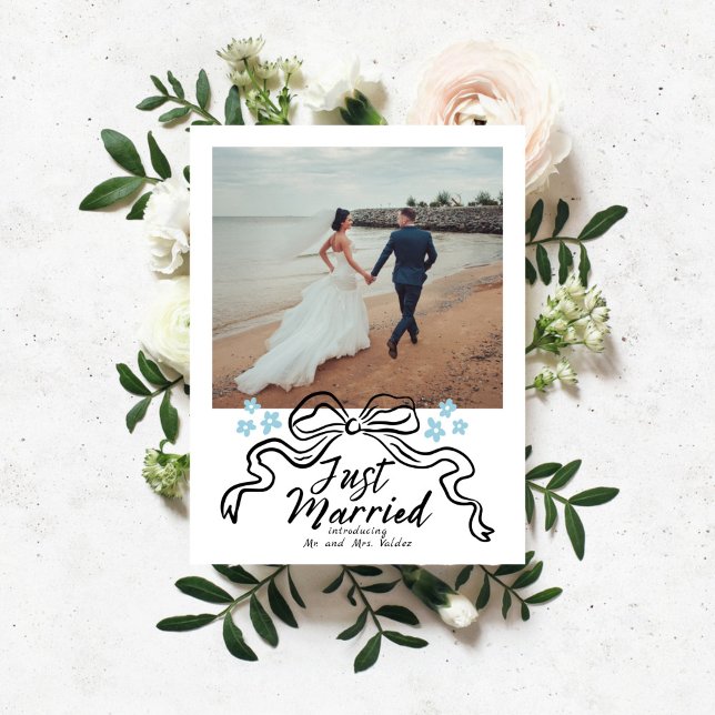 Anúncio de Foto de Casamento Elopement Doodle Mode (Criador carregado)